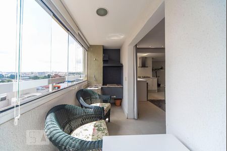 Varanda Gourmet  de apartamento para alugar com 3 quartos, 112m² em Campestre, Santo André