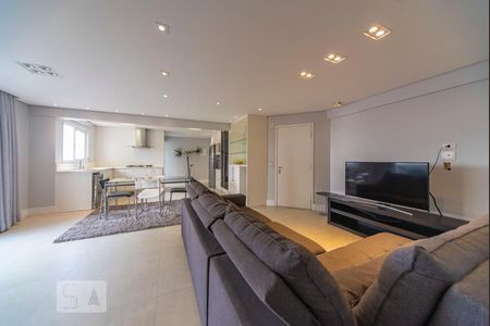 Sala de apartamento para alugar com 3 quartos, 112m² em Campestre, Santo André