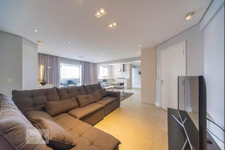 Sala de apartamento para alugar com 3 quartos, 112m² em Campestre, Santo André