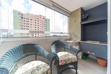 Varanda Gourmet  de apartamento para alugar com 3 quartos, 112m² em Campestre, Santo André