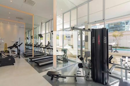 Studio para alugar com 28m², 1 quarto e 1 vaga Studio para alugar com 28m², 1 quarto e 1 vagaÁrea comum - Academia