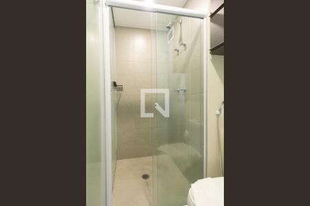 Studio para alugar com 28m², 1 quarto e 1 vaga Studio para alugar com 28m², 1 quarto e 1 vagaBanheiro