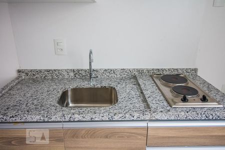 Pia da Cozinha de kitnet/studio à venda com 1 quarto, 57m² em República, São Paulo
