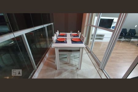 Varanda da Sala de kitnet/studio à venda com 1 quarto, 35m² em Real Parque, São Paulo