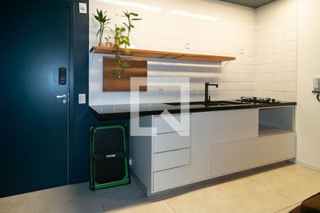 Sala/Cozinha de apartamento à venda com 1 quarto, 45m² em Consolação, São Paulo