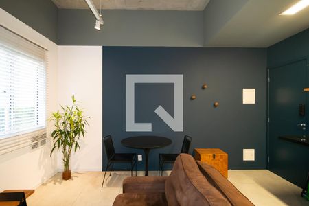 Sala/Cozinha de apartamento à venda com 1 quarto, 45m² em Consolação, São Paulo