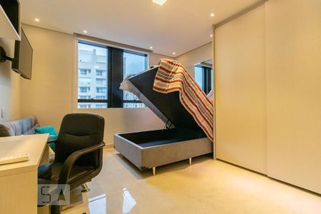 Detalhe Cama Box de kitnet/studio para alugar com 1 quarto, 28m² em Bethaville I, Barueri