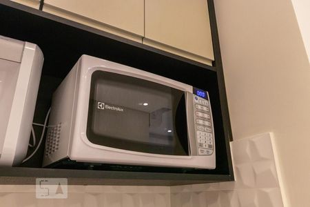 Detalhe da Cozinha de kitnet/studio para alugar com 1 quarto, 28m² em Bethaville I, Barueri