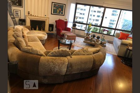 Sala de apartamento à venda com 4 quartos, 330m² em Paraíso do Morumbi, São Paulo