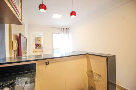 Sala e cozinha de apartamento para alugar com 1 quarto, 35m² em Santo Agostinho, Belo Horizonte