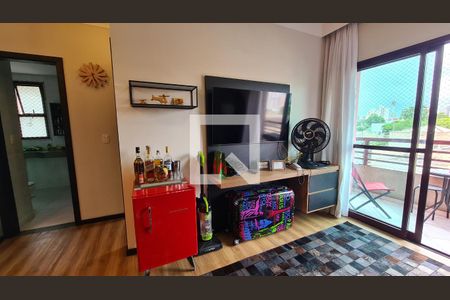 Sala de apartamento para alugar com 1 quarto, 26m² em Anhangabaú, Jundiaí