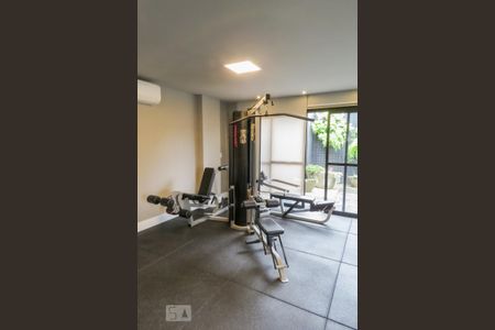 Apartamento para alugar com 34m², 1 quarto e 1 vaga Apartamento para alugar com 34m², 1 quarto e 1 vagaAcademia