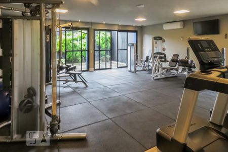 Apartamento para alugar com 34m², 1 quarto e 1 vaga Apartamento para alugar com 34m², 1 quarto e 1 vagaAcademia