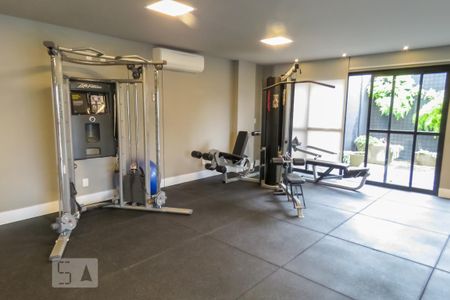 Apartamento para alugar com 34m², 1 quarto e 1 vaga Apartamento para alugar com 34m², 1 quarto e 1 vagaAcademia
