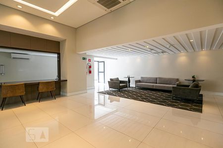 Studio para alugar com 34m², 1 quarto e 1 vagaHall social