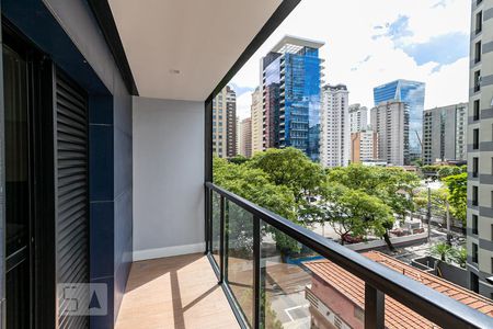 Varanda de kitnet/studio para alugar com 1 quarto, 34m² em Vila Olímpia, São Paulo