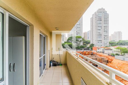 Varanda de apartamento à venda com 1 quarto, 33m² em Santo Amaro, São Paulo