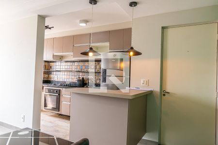 Sala/Cozinha de apartamento para alugar com 2 quartos, 49m² em Vila Satúrnia, Campinas