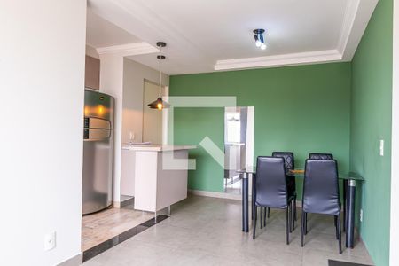 Sala/Cozinha de apartamento para alugar com 2 quartos, 49m² em Vila Satúrnia, Campinas