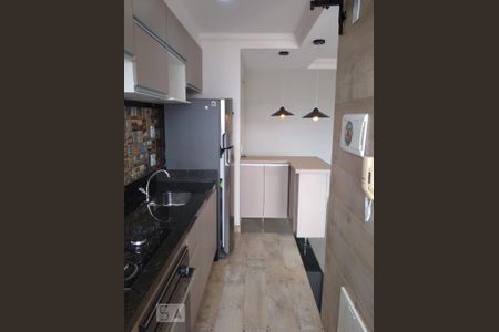 cozinha de apartamento para alugar com 2 quartos, 49m² em Vila Satúrnia, Campinas