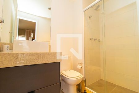 Studio para alugar com 43m², 1 quarto e 1 vaga Studio para alugar com 43m², 1 quarto e 1 vagaBanheiro