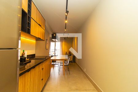 Studio para alugar com 43m², 1 quarto e 1 vaga Studio para alugar com 43m², 1 quarto e 1 vagaCozinha