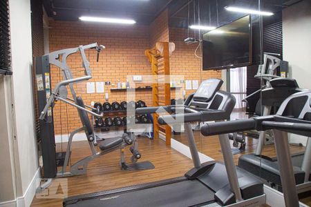 Studio para alugar com 43m², 1 quarto e 1 vaga Studio para alugar com 43m², 1 quarto e 1 vagaÁrea comum - Academia