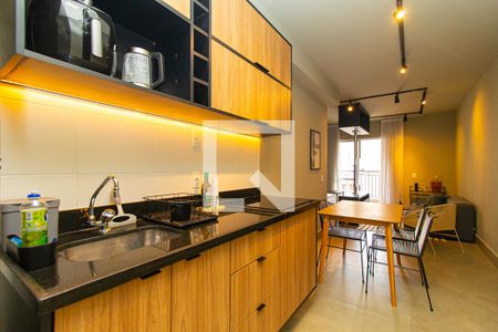 Studio para alugar com 43m², 1 quarto e 1 vaga Studio para alugar com 43m², 1 quarto e 1 vagaCozinha