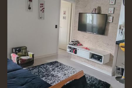 Sala de apartamento à venda com 2 quartos, 56m² em Jardim Bela Vista, Santo André