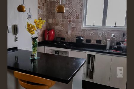Cozinha de apartamento à venda com 2 quartos, 56m² em Jardim Bela Vista, Santo André