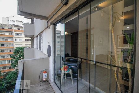 Apartamento para alugar com 50m², 1 quarto e sem vagaVaranda