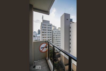 Apartamento para alugar com 50m², 1 quarto e sem vagaVaranda