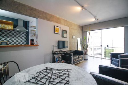 Sala de apartamento para alugar com 1 quarto, 50m² em Consolação, São Paulo