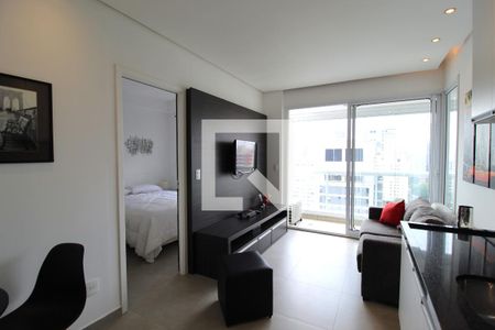 Studio à venda com 43m², 1 quarto e 1 vagaSala/Cozinha