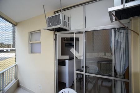 Varanda da Sala de apartamento para alugar com 1 quarto, 50m² em Barra da Tijuca, Rio de Janeiro