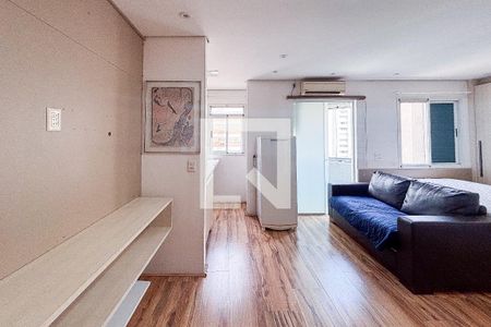 Sala/Cozinha de apartamento à venda com 1 quarto, 40m² em Jardim Paulista, São Paulo