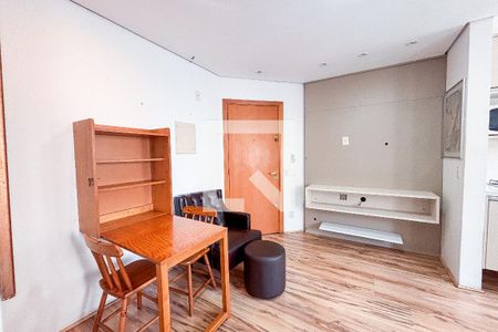 Sala/Cozinha de apartamento à venda com 1 quarto, 40m² em Jardim Paulista, São Paulo
