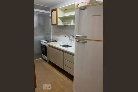 Cozinha de apartamento para alugar com 1 quarto, 45m² em Bela Vista, São Paulo