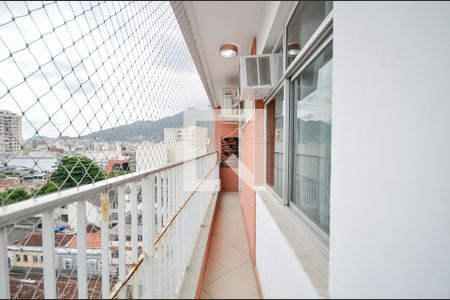 Varanda da Sala de apartamento à venda com 3 quartos, 167m² em Andaraí, Rio de Janeiro