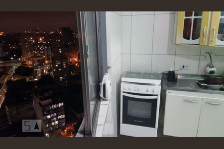 Cozinha de apartamento à venda com 1 quarto, 46m² em Santa Efigênia, São Paulo