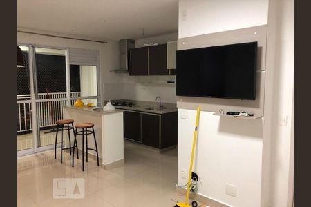 Sala de apartamento à venda com 2 quartos, 70m² em Setor Bueno, Goiânia