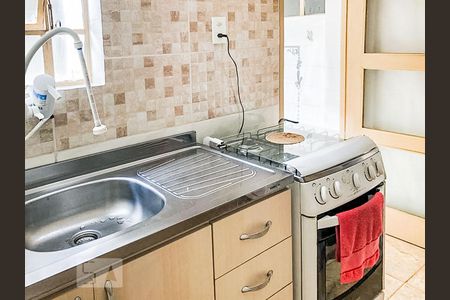 Cozinha - Armários de apartamento à venda com 1 quarto, 48m² em Centro Histórico, Porto Alegre