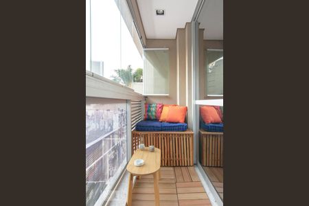 Varanda de kitnet/studio para alugar com 1 quarto, 22m² em Consolação, São Paulo