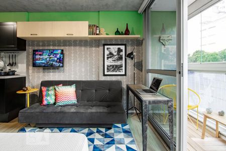Sala de kitnet/studio para alugar com 1 quarto, 22m² em Consolação, São Paulo