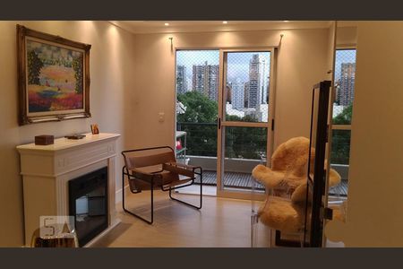 Sala de apartamento para alugar com 2 quartos, 68m² em Paraíso do Morumbi, São Paulo