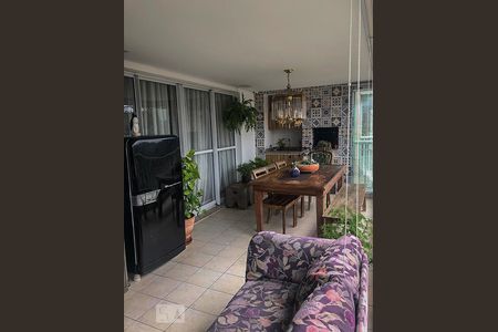 Varanda Gourmet de apartamento à venda com 3 quartos, 135m² em Chácara Santo Antônio (zona Sul), São Paulo