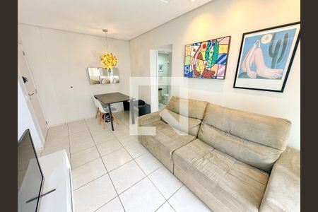 Sala de TV de apartamento para alugar com 2 quartos, 60m² em Ingleses do Rio Vermelho, Florianópolis