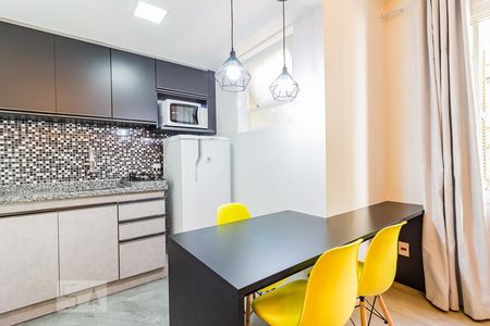 Cozinha de kitnet/studio à venda com 1 quarto, 39m² em Santa Tereza, Porto Alegre