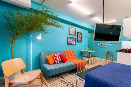 Sala de kitnet/studio para alugar com 1 quarto, 34m² em República, São Paulo