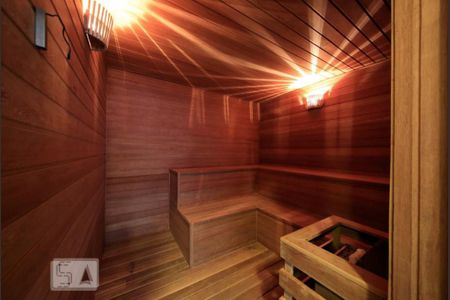 Studio para alugar com 30m², 1 quarto e 1 vaga Studio para alugar com 30m², 1 quarto e 1 vagaSauna